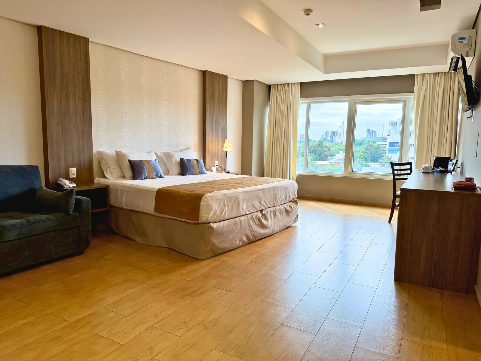 Suíte Master: visão geral do apartamento