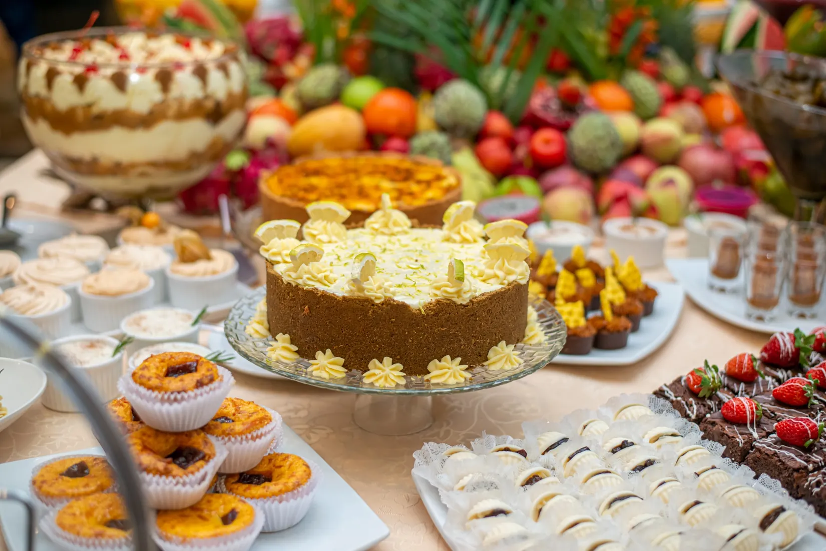Sobremesas na celebração anterior